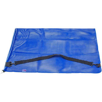 Innovative Scuba Concepts Econo Mesh Drawstring Bag with D-Ring and Shoulder Strap (Large, 24 x 36", Blue)