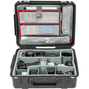 SKB iSeries 2015-7 Case with Think Tank Photo Dividers & Lid Organizer (Black)