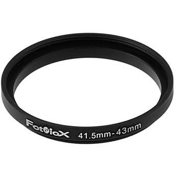 FotodioX 41.5 to 43mm Step-Up Ring for Panasonic HDC-TM90/SD90 Camcorder