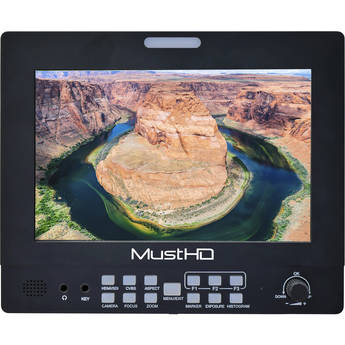 MustHD Hyper-Brite 1920 x 1200 7" 3G-SDI/HDMI Field Monitor