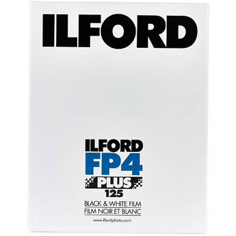 Ilford FP4 Plus Black and White Negative Film (14 x 20", 25 Sheets)