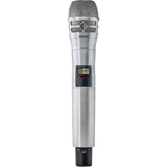 Shure AD2/KSM8N Digital Handheld Wireless Microphone Transmitter with KSM8 Capsule (G57: 470 to 616 MHz, Nickel)