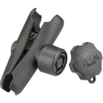 RAM Mounts Double Socket Arm with Pin-Lock 5-Pin Security Knob