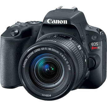 Canon EOS Rebel SL2 DSLR Camera with 18-55mm Lens (Black)