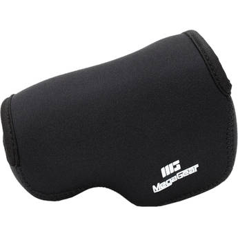 MegaGear Ultralight Neoprene Case for Panasonic DMC-GX850/GX800 and DMC-GF9/GF8/GF7 with 12-32mm Lens (Black)