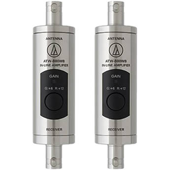 Audio-Technica Wideband UHF In-Line Antenna Boosters (Pair, 470-990 MHz)