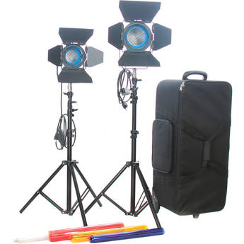 CAME-TV Fresnel Tungsten Video Spotlight 2-Light Kit (650W and 300W)