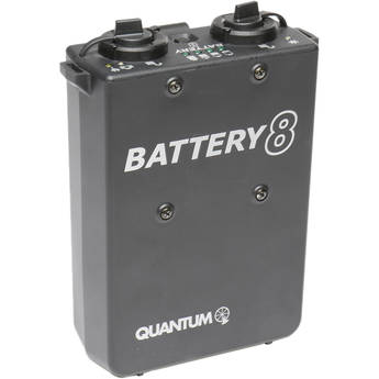 Quantum Instruments QB8 Rechargeable Battery with Charger for OMICRON 4 Video Light (UK)