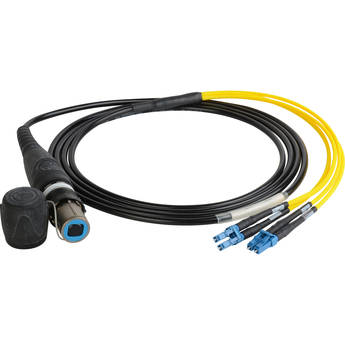 Camplex opticalCON Quad NO4SX to Quad LC Single-Mode Fiber Breakout Cable (715')