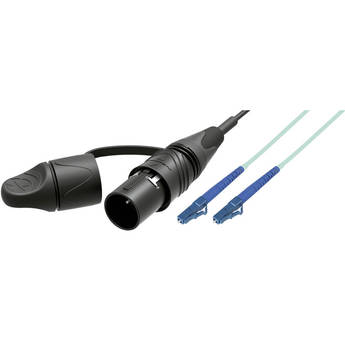 Camplex 2-Ch opticalCON DUO LITE to 2 LC Multi-Mode Fiber Tactical Patch Cable (2')