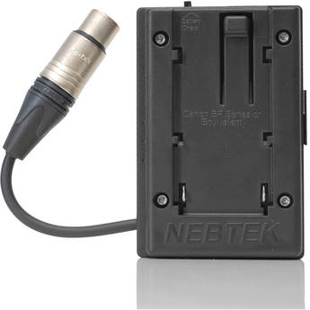 Nebtek Canon Passthrough DV Battery Plate with XLR Connector