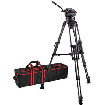 Acebil 150mm CHX Fluid Head with T3002C Carbon Fiber Tripod Kit