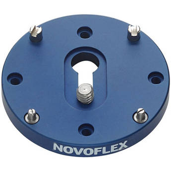 Novoflex Quick Release Plate for Q-Base System, 2.4" Round for Medium Format
