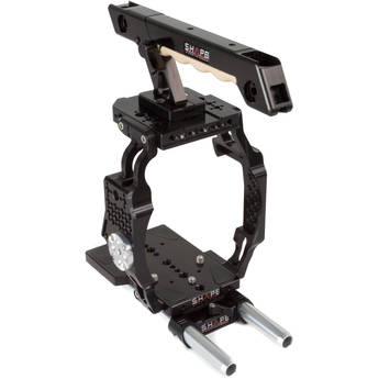 SHAPE Cage with Baseplate, Top Handle & 15mm LWS Rods for Canon EOS C200