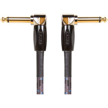 BOSS BIC-PC Instrument Cable with Right-Angle 1/4" Connectors (6", Single)