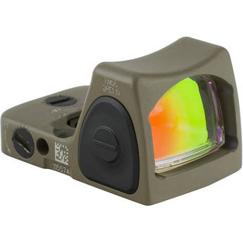 Trijicon RM06 RMR Type 2 Adjustable LED Reflex Sight (3.25 MOA Red Dot, Cerakote Flat Dark Earth)