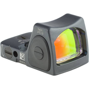 Trijicon RM07 RMR Type 2 Adjustable LED Reflex Sight (6.5 MOA Red Dot, Cerakote Sniper Gray)