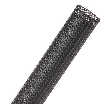 Techflex Clean Cut Sleeving (0.5" Diameter, 25' Length, Black)