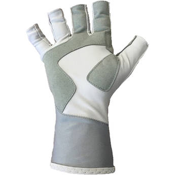 Glacier Glove Islamorada Sun Glove (Gray, Large)