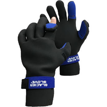 Glacier Glove Pro Angler Slit Finger Neoprene Glove (Small)