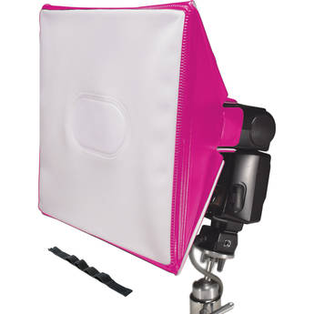 LumiQuest SoftBox III with UltraStrap (Neon Pink)