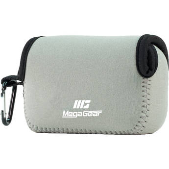 MegaGear Ultralight Neoprene Camera Case for Canon PowerShot SX720, SX730, SX710 HS, G16, G15 (Gray)