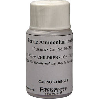 Photographers' Formulary Ferric Ammonium Sulfate - 10 Grams