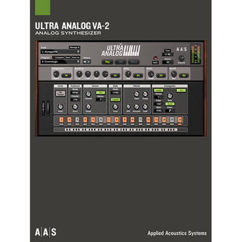 Applied Acoustics Systems Ultra Analog VA-2 + Packs Virtual Synthesizer Plug-In and Sound Banks Bundle (Download)