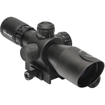 Firefield 2.5-10x40 Barrage Riflescope with Green Laser (Red-Green Mil-Dot Illuminated Reticle, Matte Black)