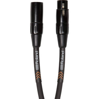 Roland Black Series Heavy-Duty XLR to XLR Balanced Microphone Cable (10')
