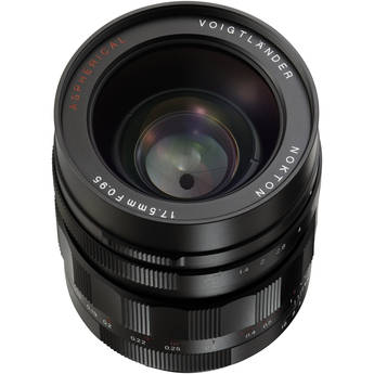 Voigtlander Nokton 17.5mm f/0.95 Lens for Micro Four Thirds Cameras