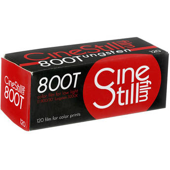 CineStill Film 800Tungsten C-41 Color Negative Film (120 Roll Film)
