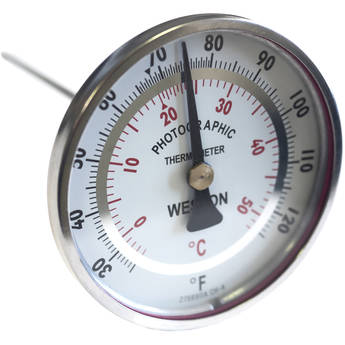 Weston Stainless Steel Dual Scale Thermometer with 3" Dial