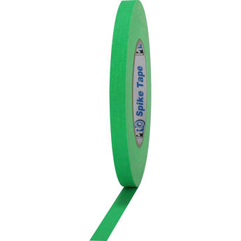ProTapes Pro Spike Fluorescent Cloth Gaffers Tape (0.5" x 45 yd, Fluorescent Green)