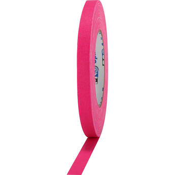 ProTapes Pro Spike Fluorescent Cloth Gaffers Tape (0.5" x 45 yd, Fluorescent Pink)