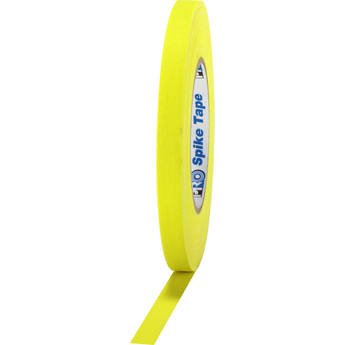 ProTapes Pro Spike Cloth Gaffers Tape (0.5" x 45 yd, Yellow)