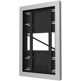Peerless-AV KIP655-S On-Wall Kiosk Portrait Enclosure for 55" Displays (Silver)