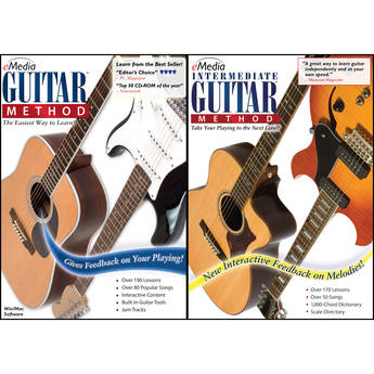 eMedia Music Guitar Method Deluxe - Guitar Learning Software (Windows, Download)