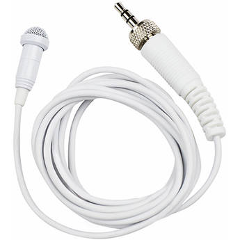 TASCAM TM-10LW Lavalier Microphone for DR-10L Digital Recorder (White)