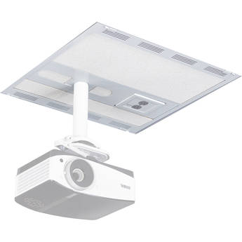 Chief Plenum-Rated Storage Box and Column Drop with 2-Gang Filter & Surge (2x2', White)