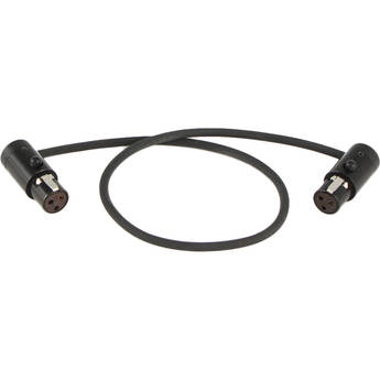 Cable Techniques CT-LPS33-12K LPS Low-Profile TA3F to TA3F Cable (12", Black)