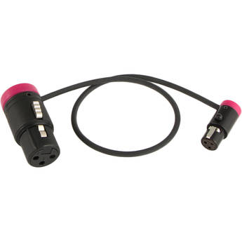 Cable Techniques CT-LPS-FX3T-12P Low-Profile LPXLR-3F to TA3F Cable (12", Purple)