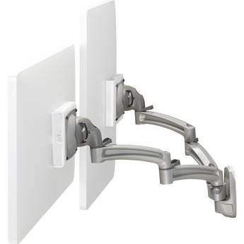 Chief Kontour K2W220 Articulating Wall Mount for Dual 10 to 30" Monitors (Silver)