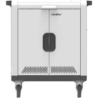 Rocstor Volt SCL32 USB Sync & Charging Cart with Lightning Cables for 32 Tablets Up to 13"