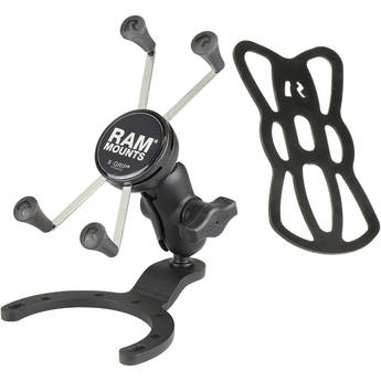 RAM Mounts Large Gas Tank Mount with B Size 1" Ball, Short Arm & Large X-Grip for Mobile Devices