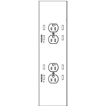 Chief Proximity 4-Outlet Power Kit for PAC526 Wall Box