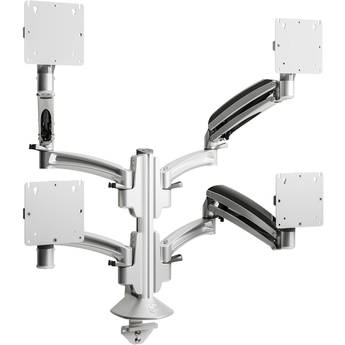 Chief Kontour K1C Quad 36" Monitor Dynamic Column Desk Mount (Silver)