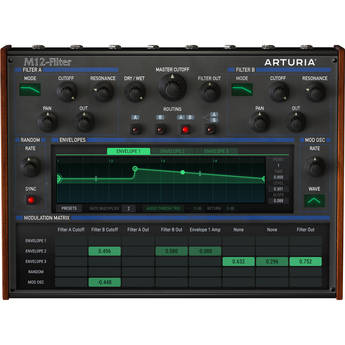 Arturia M12-Filter Plug-In (Download)