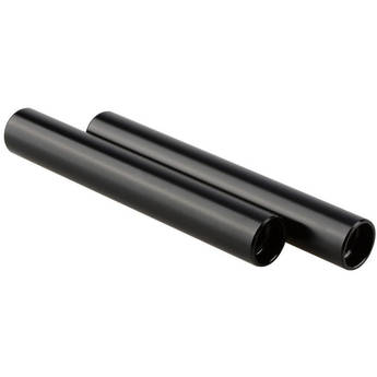 CAMVATE 15mm Aluminum Rod Pair (Black, 3.94")