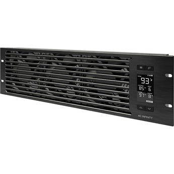 AC Infinity CLOUDPLATE T9 PRO 3-Fan Rack Cooling System (3 RU, Exhaust)